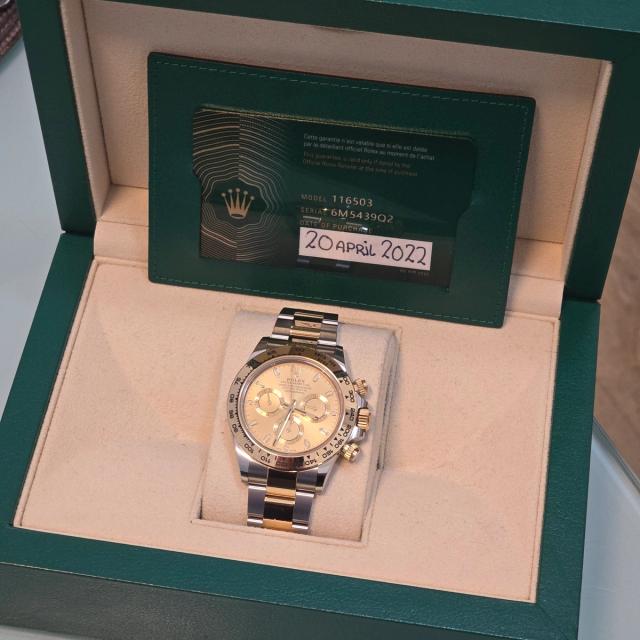 Rolex Cosmograph Daytona Ref. 116503 — pre-owned luxury watch at Pertempus, view 6