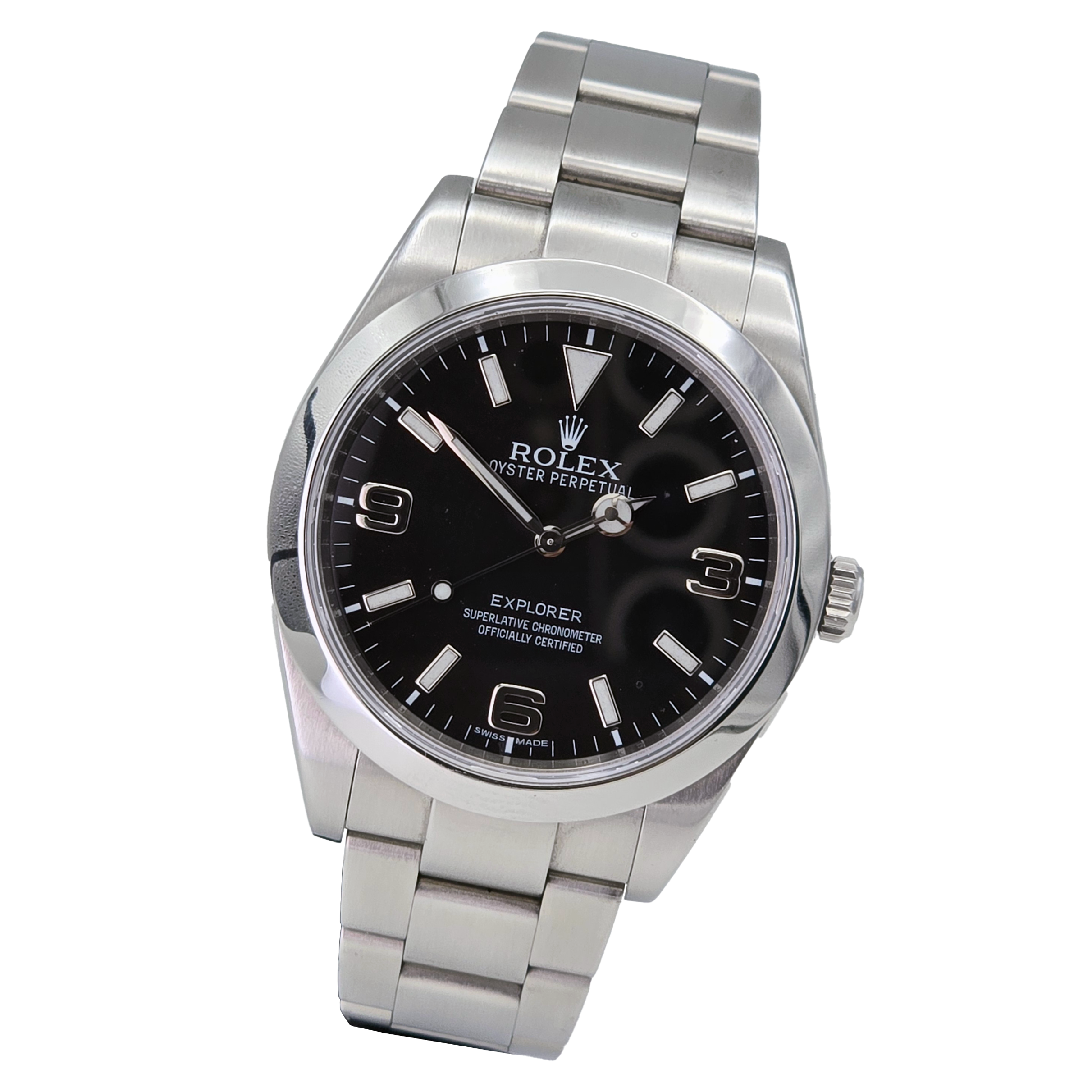 Rolex Oyster Perpetual Explorer 39mm Ref. 124270 — pre-owned luxury watch at Pertempus