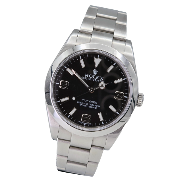 Rolex Oyster Perpetual Explorer 39mm Ref. 124270, pre-owned luxury watch at Pertempus