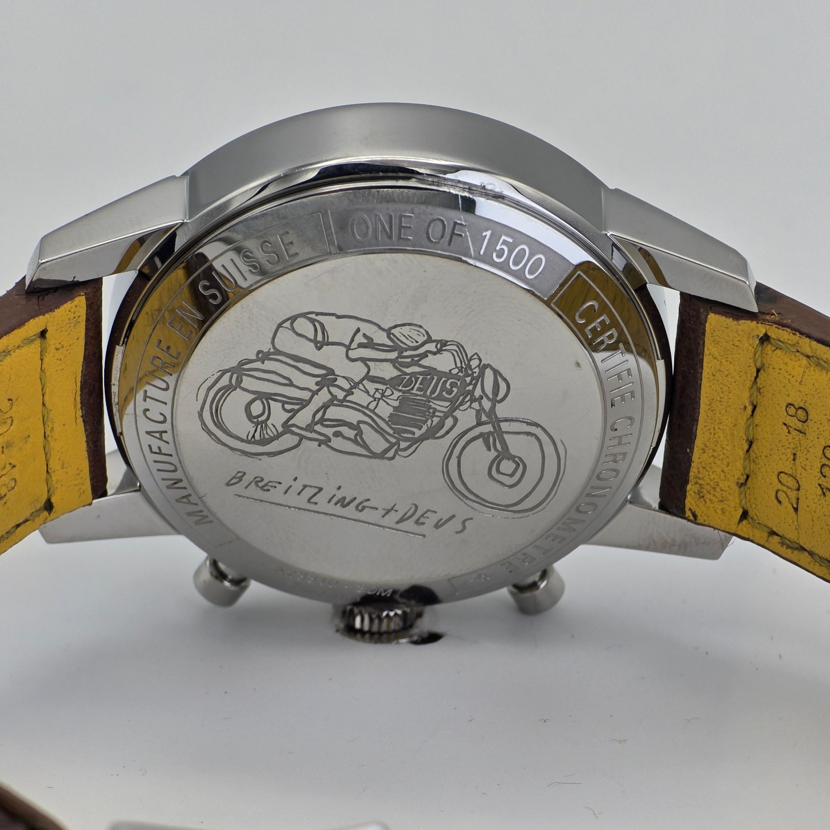 Breitling Top Time Deus LE Ref. A233101A1A1X1 — alternate view — pre-owned luxury watch at Pertempus
