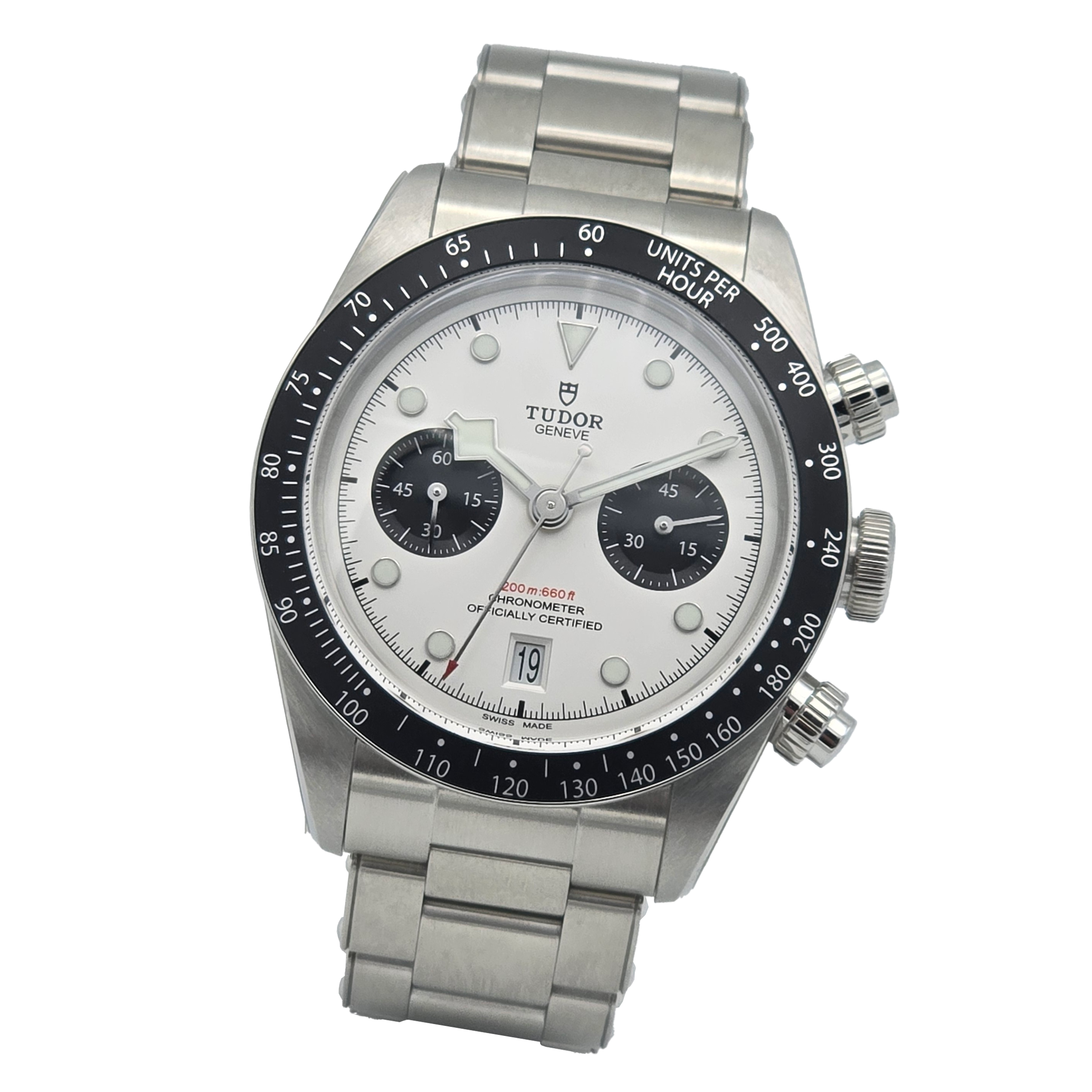 Tudor Black Bay Chrono Ref. M79360N-0002 — pre-owned luxury watch at Pertempus