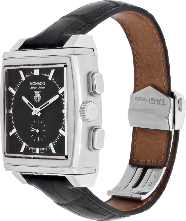 Tag Heuer Monaco Sixty Nine Ref. CW9110-0, pre-owned luxury watch at Pertempus, view 4
