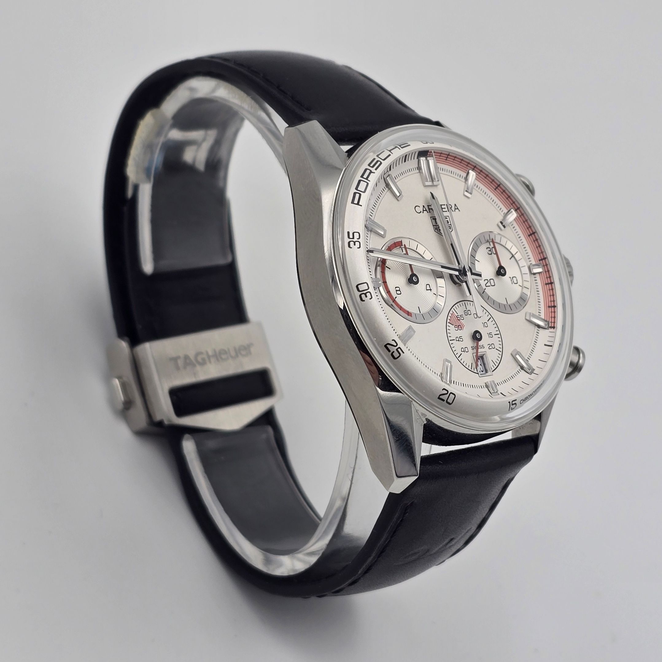 Tag Heuer Carrera Chronosprint Porsche Ref. CBS2011.FC6529 — pre-owned luxury watch at Pertempus, view 3