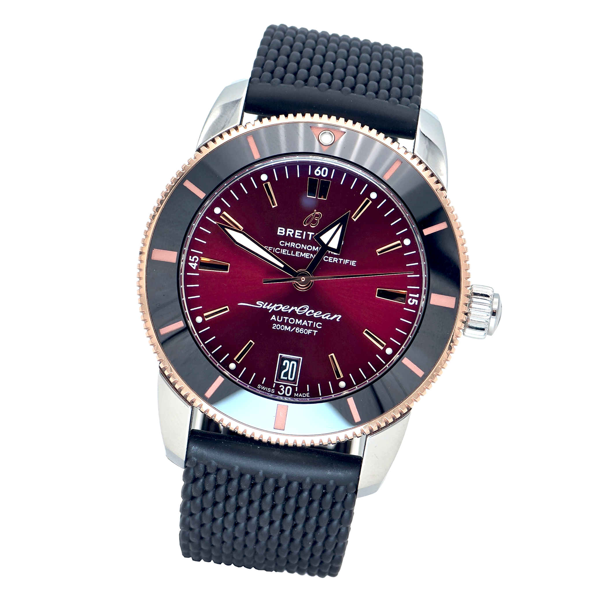 Breitling Superocean Heritage 42 Ref. UB20106A1B1A1 — pre-owned luxury watch at Pertempus