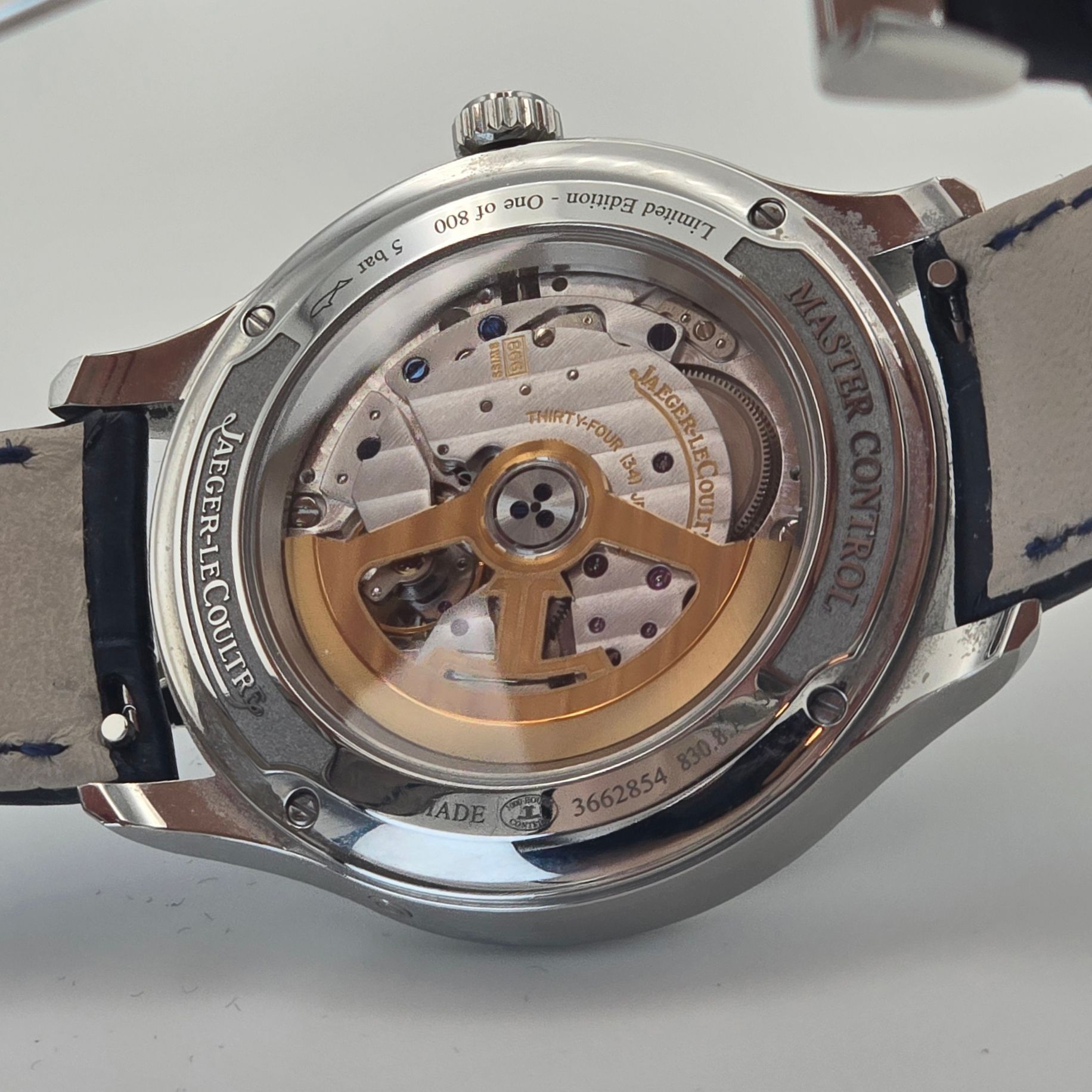 Jaeger LeCoultre Master Control Calendar Ref. Q4148480 — pre-owned luxury watch at Pertempus, view 5