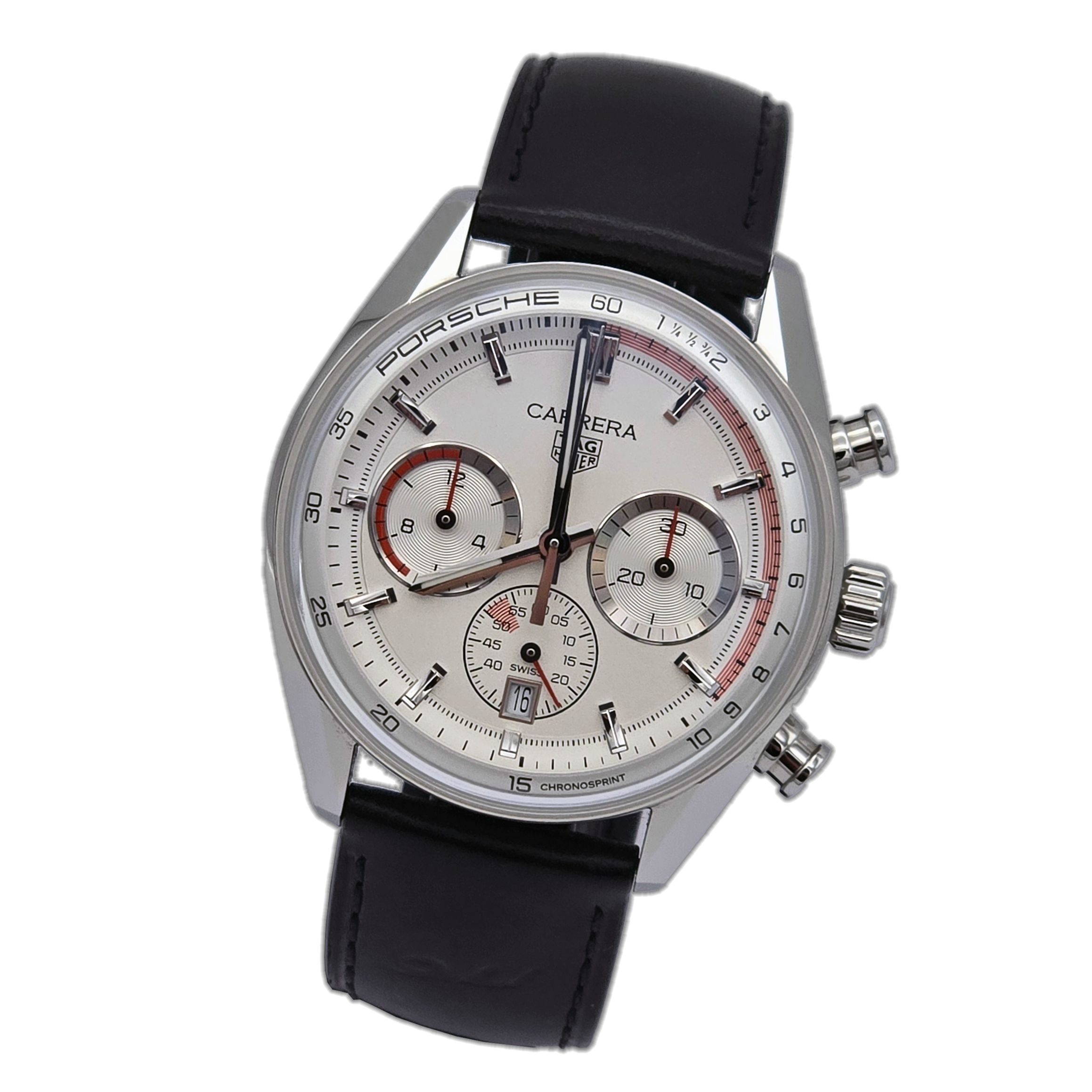 Tag Heuer Carrera Chronosprint Porsche Ref. CBS2011.FC6529 — pre-owned luxury watch at Pertempus