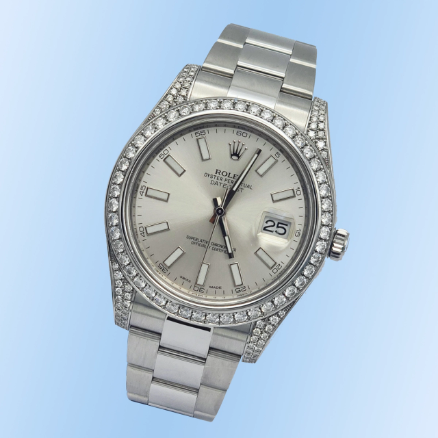 Rolex Datejust II Ref. 116300, pre-owned luxury watch at Pertempus, view 2