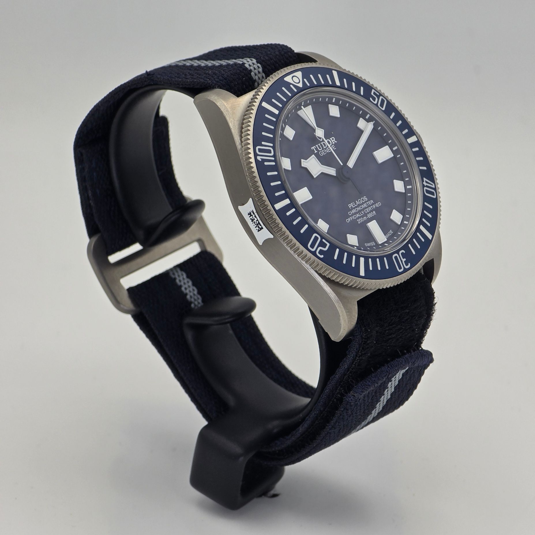 Tudor Pelagos FXD Marine National Titanium Ref. 25707B/22 — pre-owned luxury watch at Pertempus, view 3