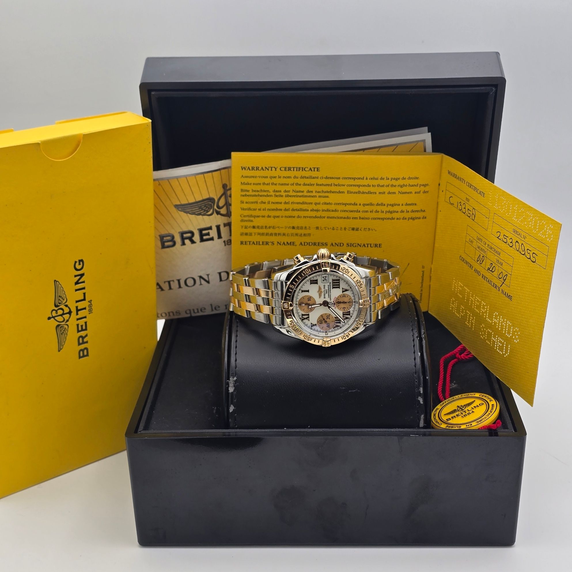 Breitling Chrono Cockpit S&G Ref. C13358 — pre-owned luxury watch at Pertempus, view 6