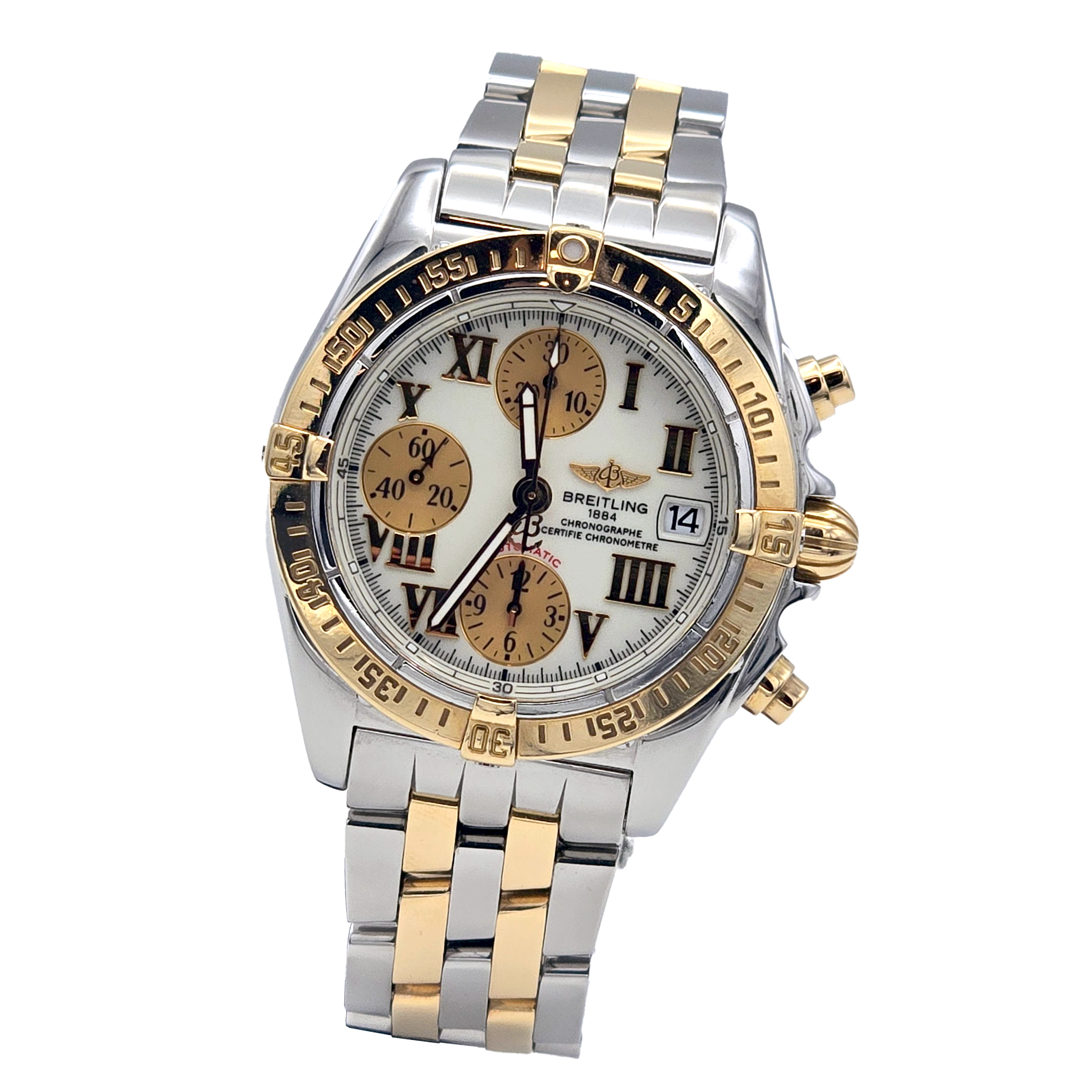 Breitling Chrono Cockpit S&G Ref. C13358 — pre-owned luxury watch at Pertempus