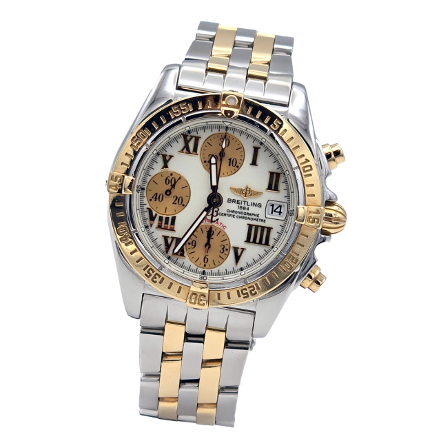 Breitling Chrono Cockpit S&G Ref. C13358, pre-owned luxury watch at Pertempus