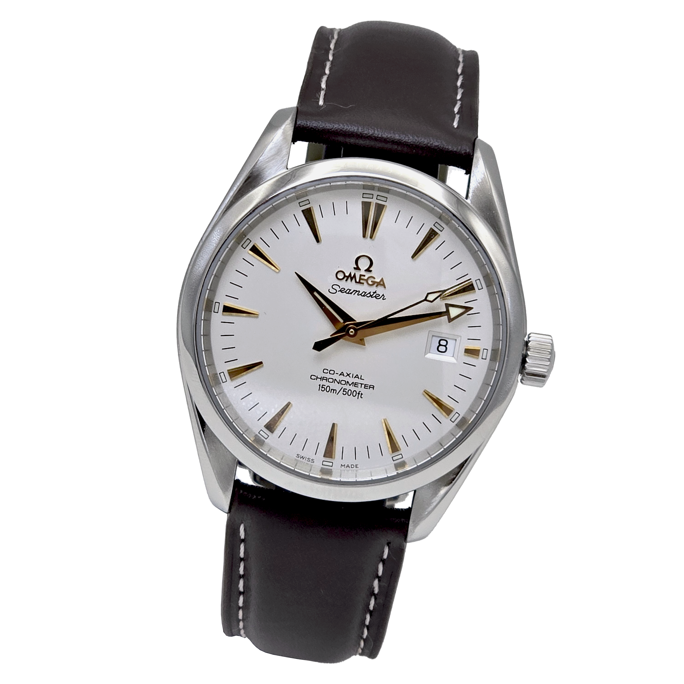 Omega Aqua Terra 150 Ref. 2803.34.37 — pre-owned luxury watch at Pertempus