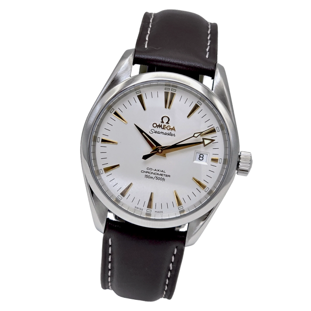 Omega Aqua Terra 150 Ref. 2803.34.37, pre-owned luxury watch at Pertempus