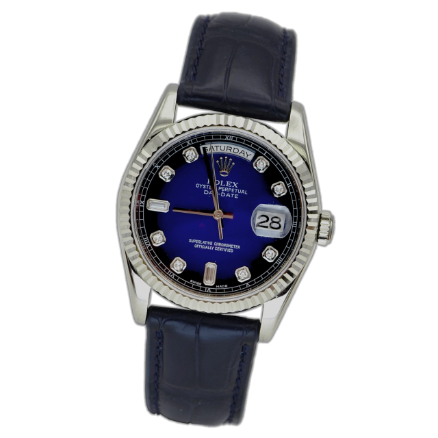 Rolex Day Date 18K White Gold Ref. 118239A — pre-owned luxury watch at Pertempus