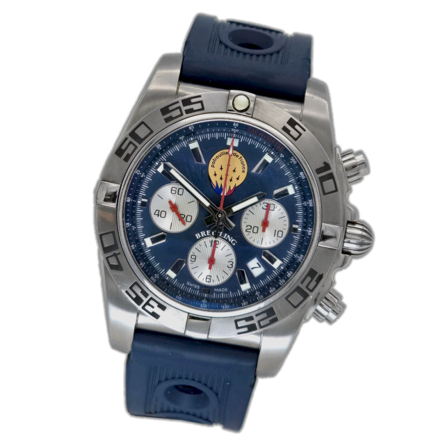 Breitling Chronomat Patr. de France Ref. AB01109e.C886 — pre-owned luxury watch at Pertempus