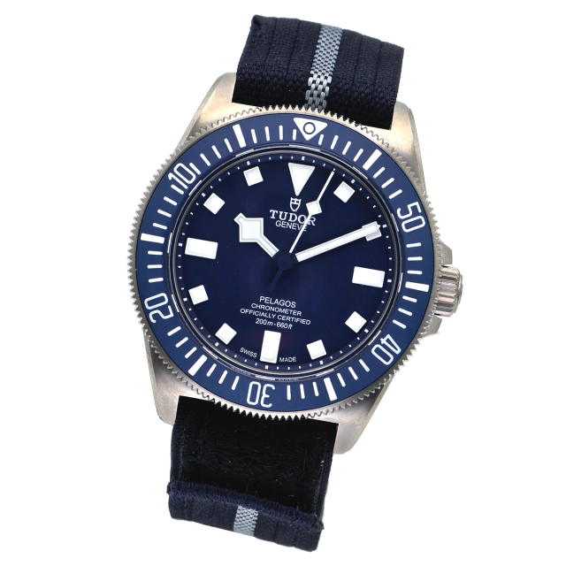 Tudor Pelagos FXD MN22 Titanium Ref. 25707B/22 — pre-owned luxury watch at Pertempus