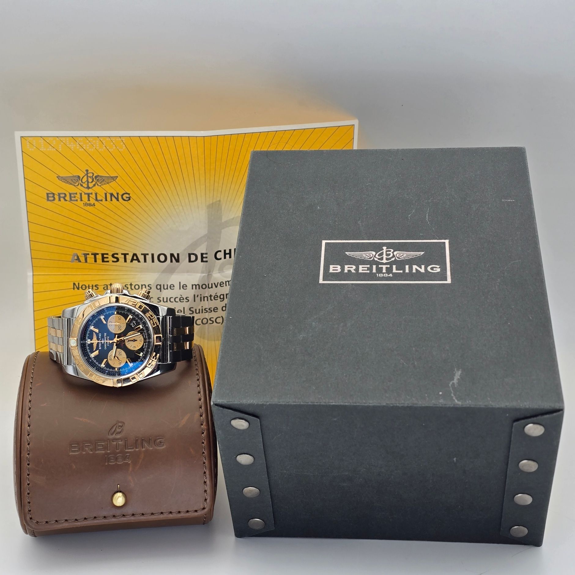 Breitling Chronomat 44 Ref. CB011012 — alternate view — pre-owned luxury watch at Pertempus