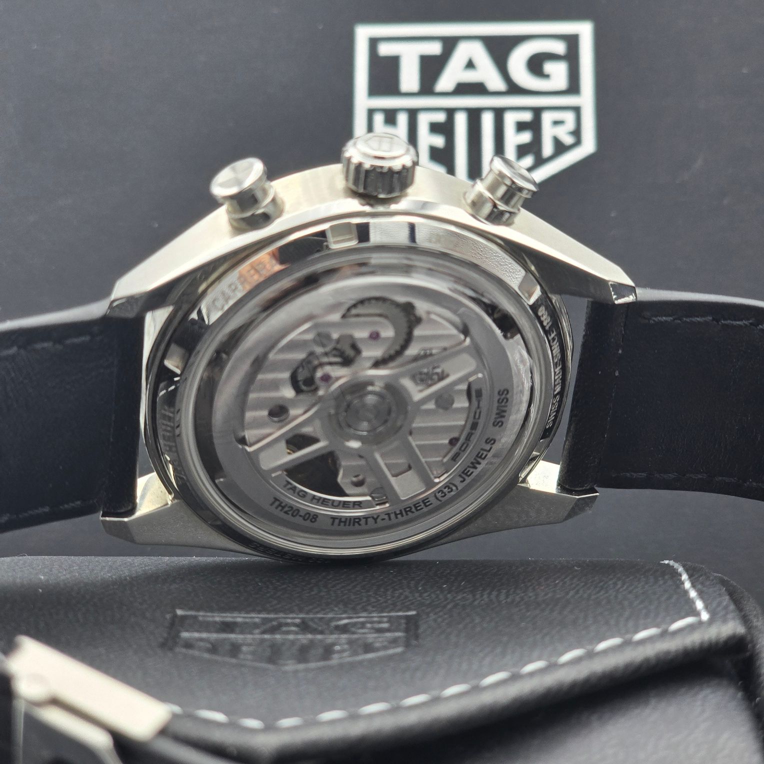 Tag Heuer Carrera Chronosprint Porsche Ref. CBS2011.FC6529 — pre-owned luxury watch at Pertempus, view 5