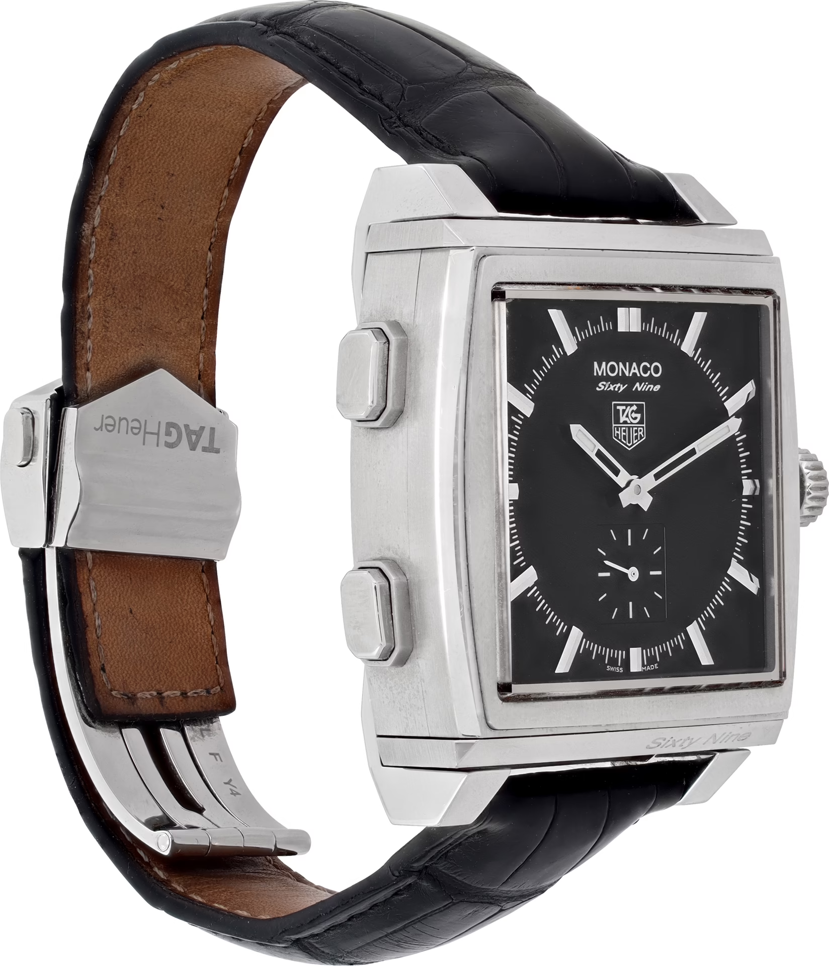 Tag Heuer Monaco Sixty Nine Ref. CW9110-0 — pre-owned luxury watch at Pertempus, view 5