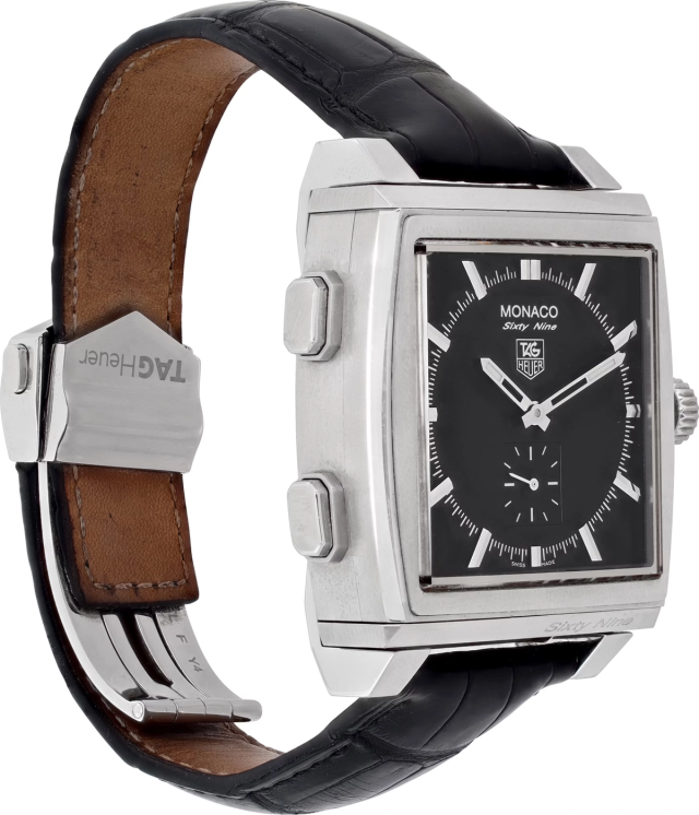 Tag Heuer Monaco Sixty Nine Ref. CW9110-0, pre-owned luxury watch at Pertempus, view 5