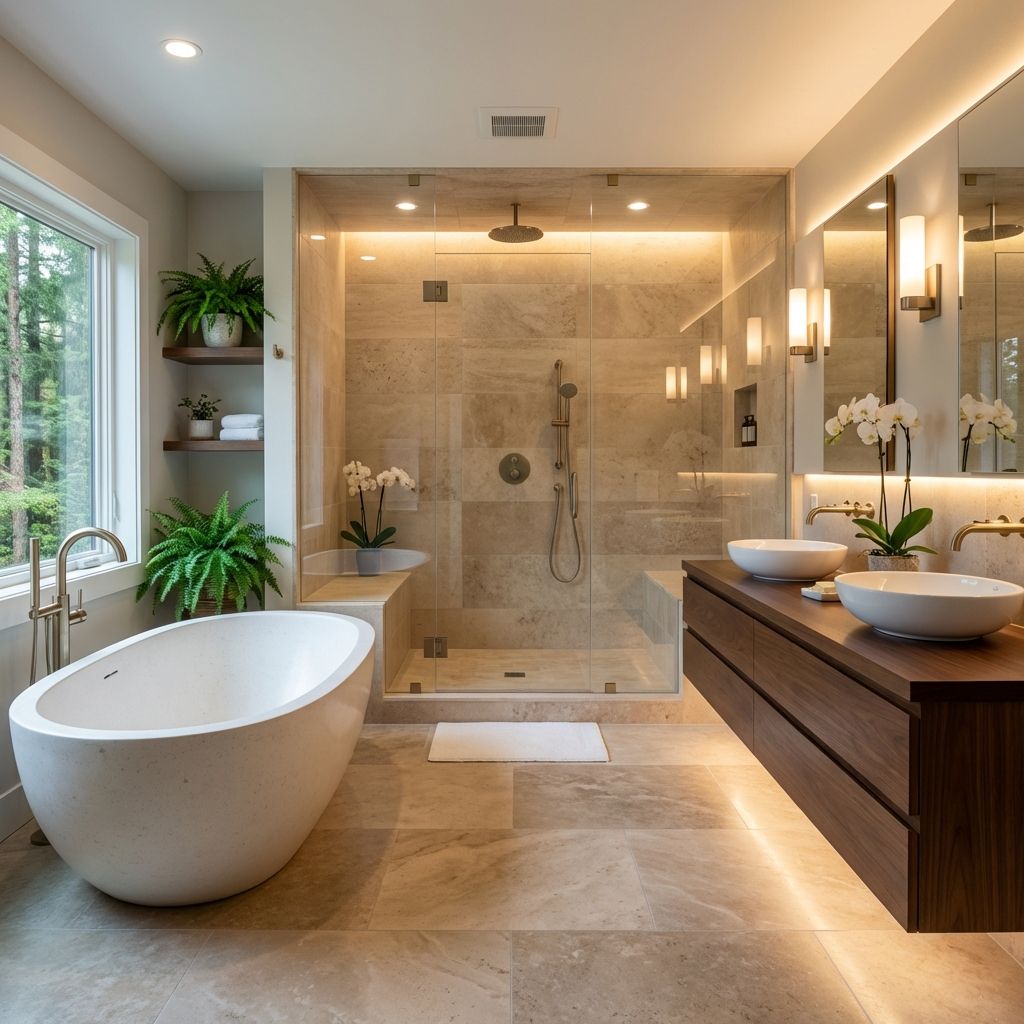 Elbow Park Spa Bathroom - Detail View