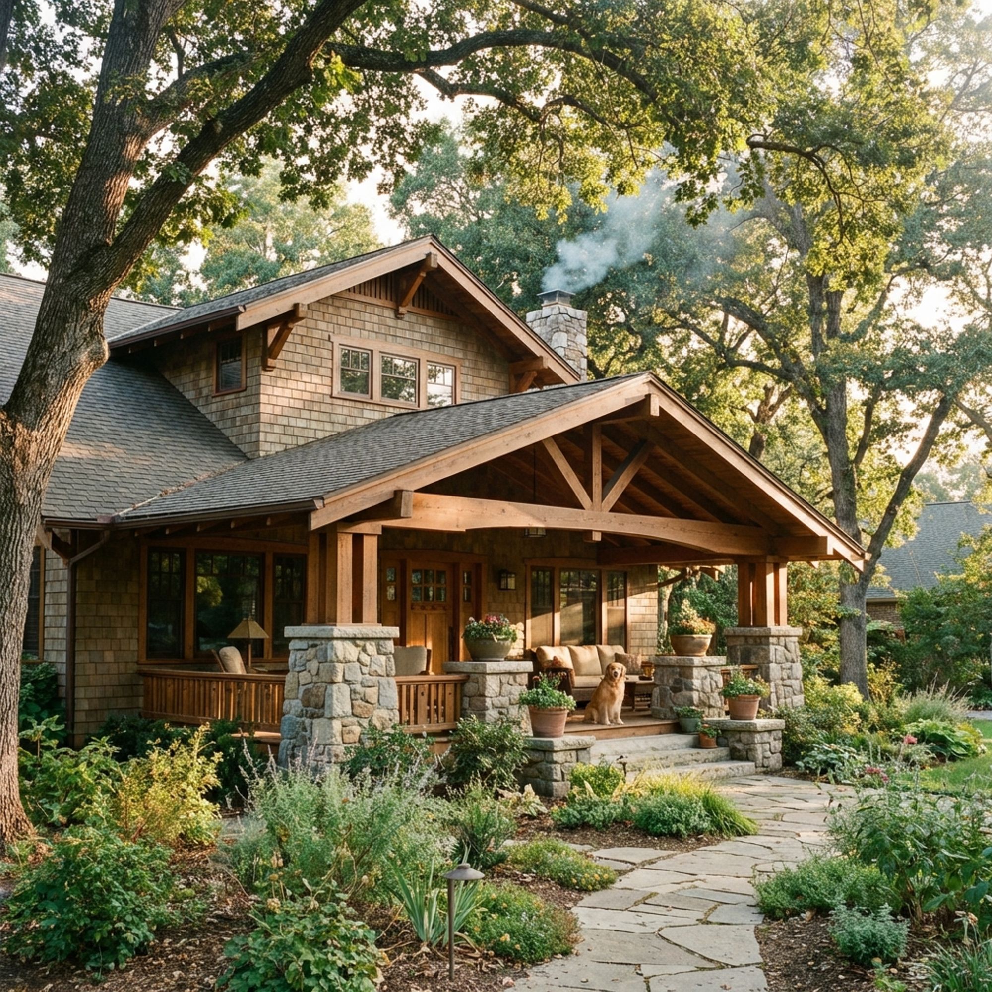 Restored craftsman heritage home in Marda Loop with large front porch and detailed woodwork
