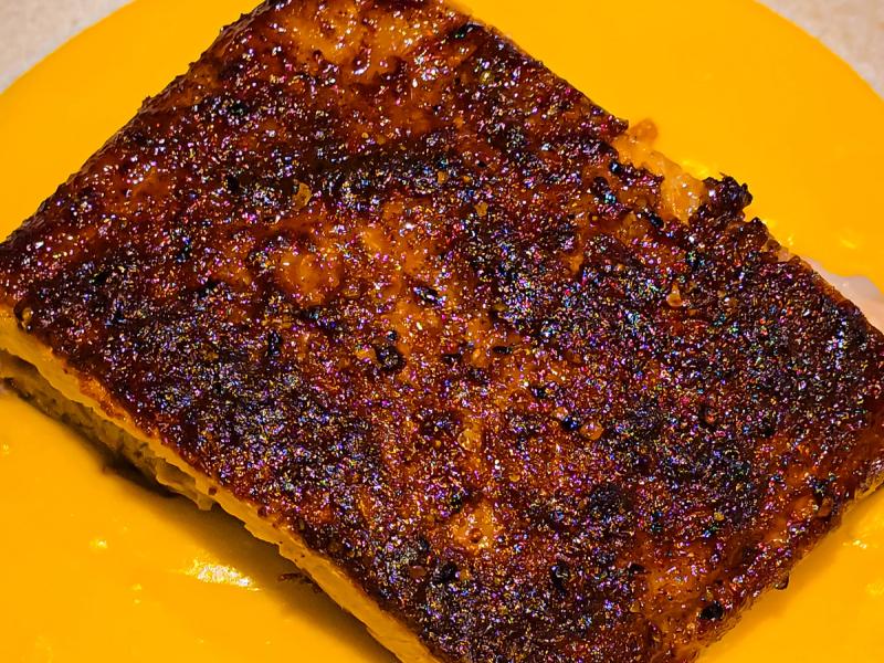 Costelinha Glaceada com Purê de Cabotiá