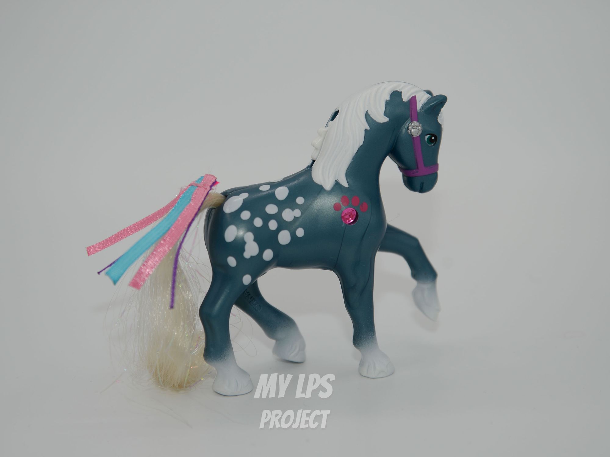 Detailed view of Dark Champion Jumping Pony