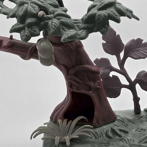 Cover image from Tree trunk with branch Lion Family