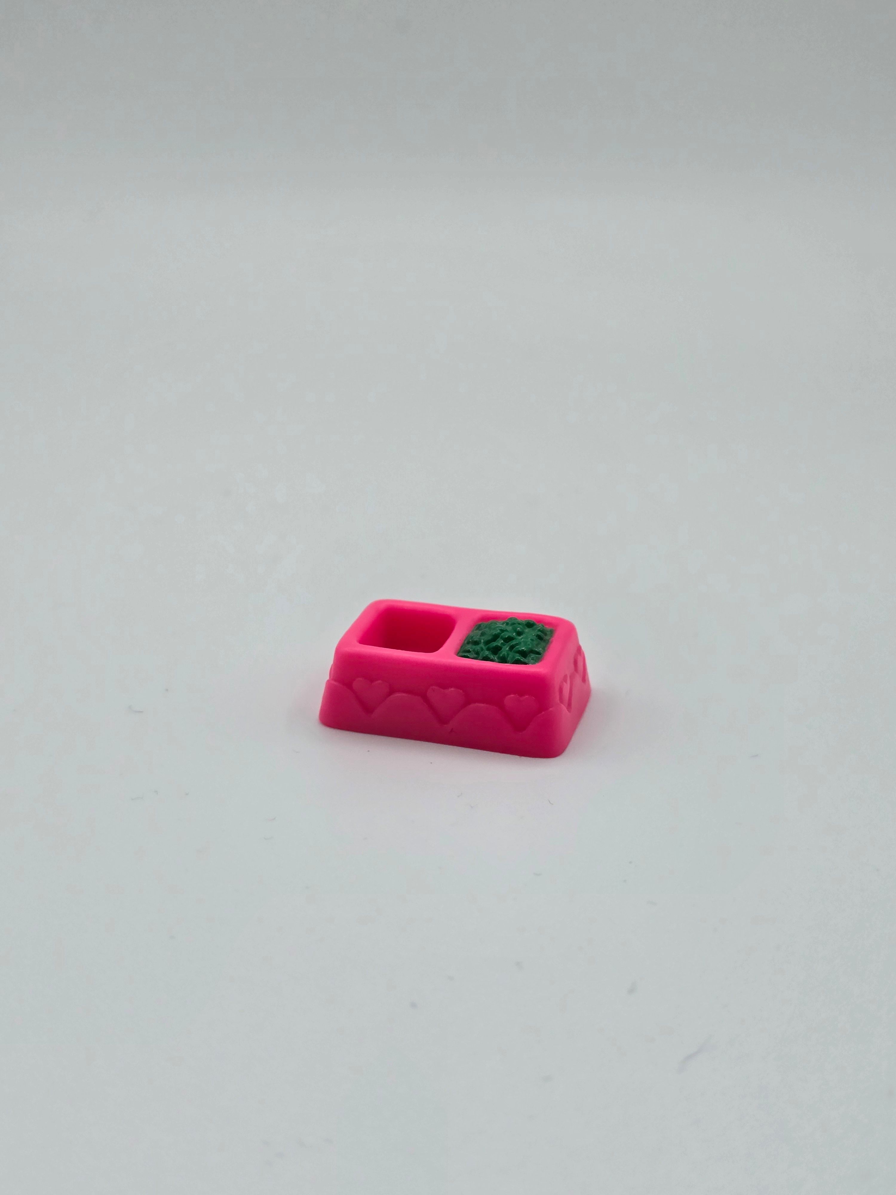 Detailed view of Double food/water dish Snuggle Bunny