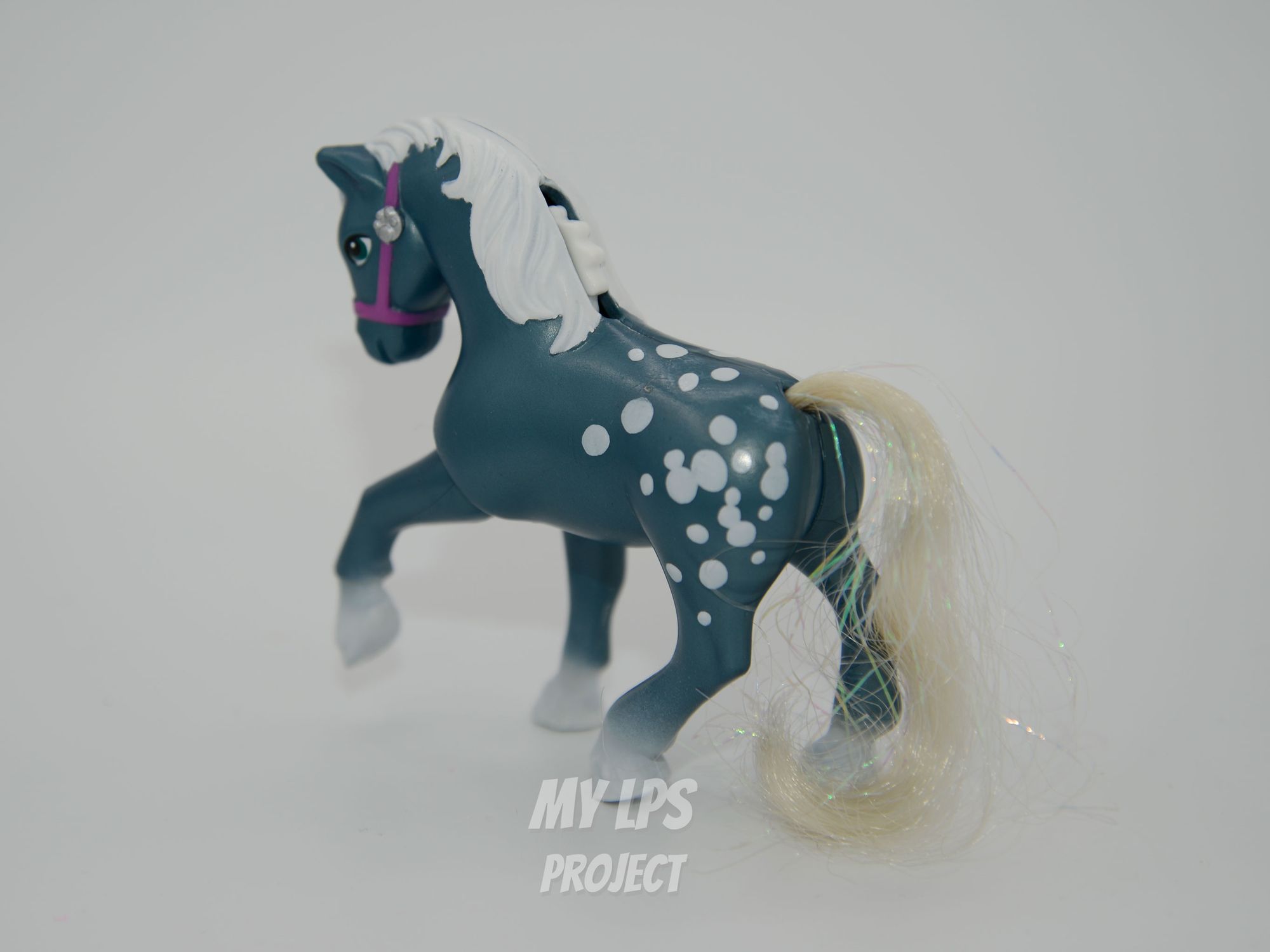 Detailed view of Dark Champion Jumping Pony