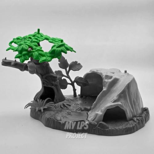 Cover image from Leaf tree canopy Lion Family