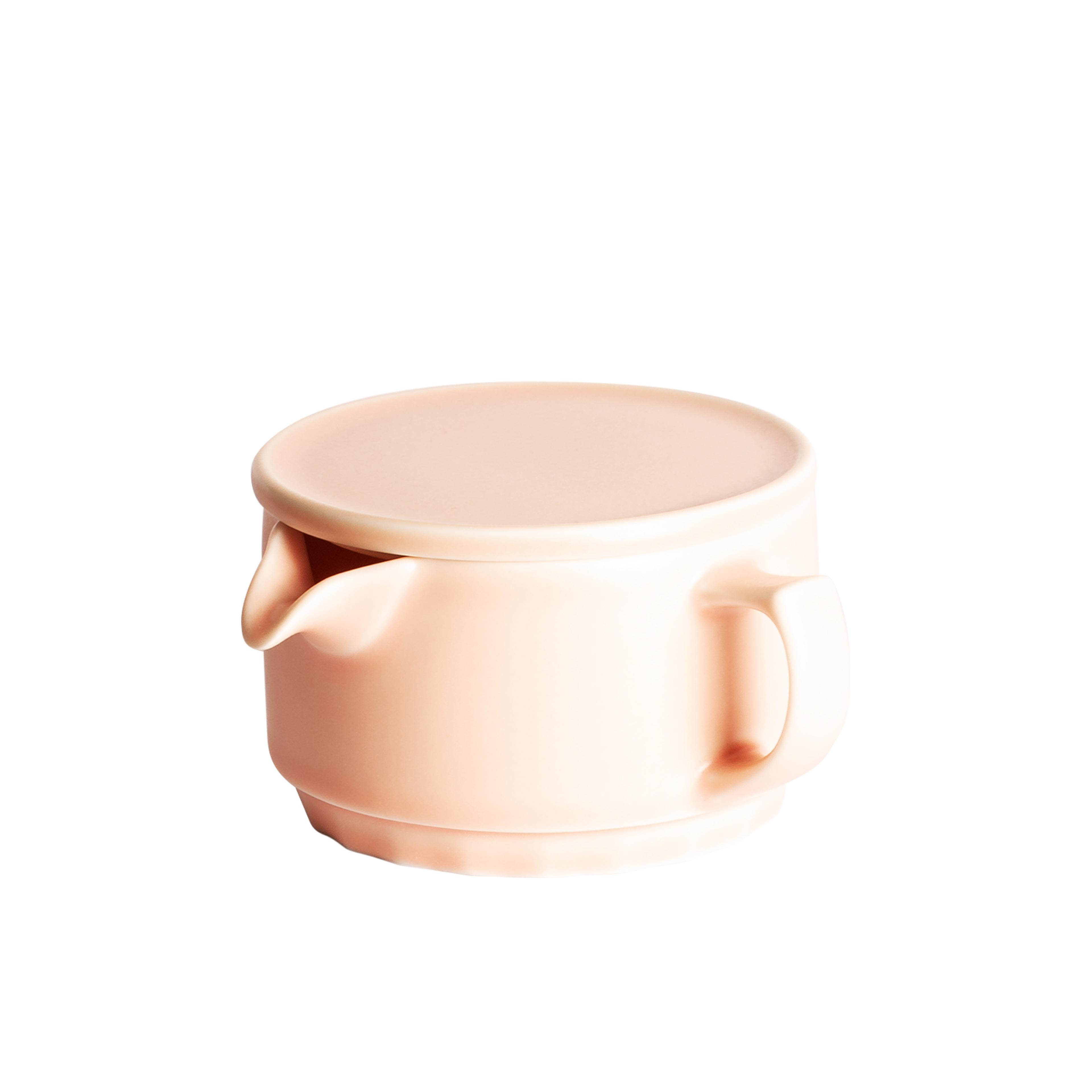 ORIGAMI Kyusu Teapot Pink - Lid On