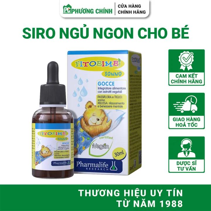Siro Ngủ Ngon Cho Bé Fitobimbi Sonno Hỗ Trợ Bé Ngủ Ngon Giấc, Giảm Căng Thẳng 30ml