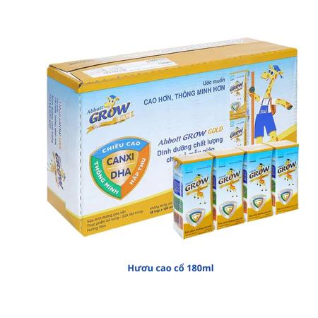 Thùng 48 hộp sữa bột pha sẵn hươu cao cổ Abbott Grow gold 180ml - Đại lý Ngọc Sang
