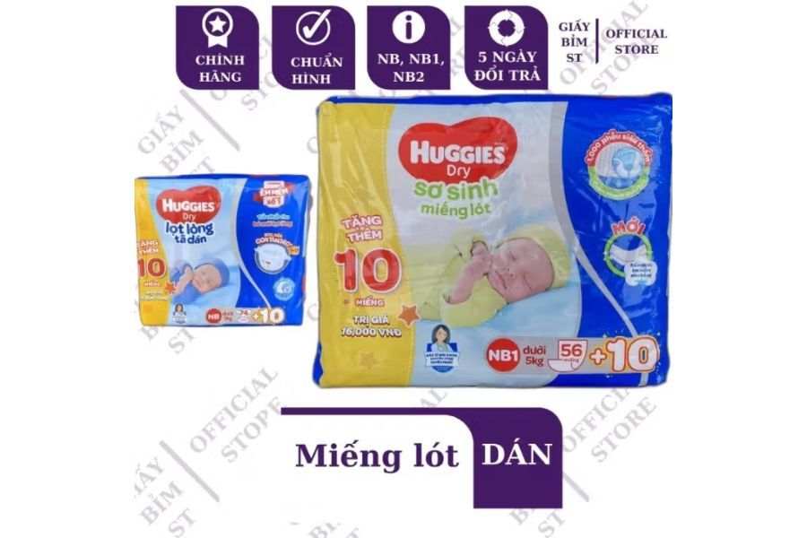 Bỉm Tã Dán Huggies – Sự Lựa Chọn Tin Cậy Cho Bé Yêu