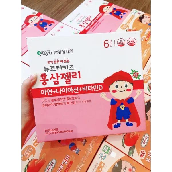 Thạch Hồng Sâm Yuyu Hàn Quốc (Hộp 20 gói)