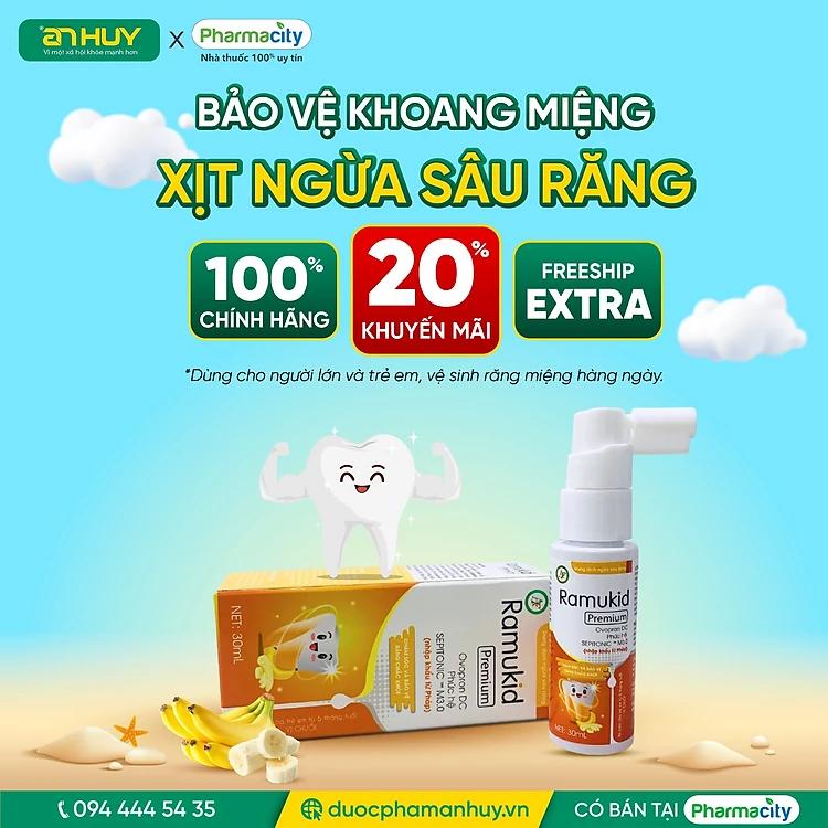 Xịt ngừa sâu răng RAMUKID