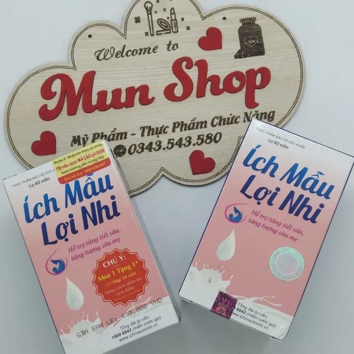 Viên Uống Lợi Sữa Ích Mẫu Lợi Nhi Lọ 60 Viên - Hỗ Trợ Tăng Tiết Sữa, Tăng Lượng Sữa Mẹ
