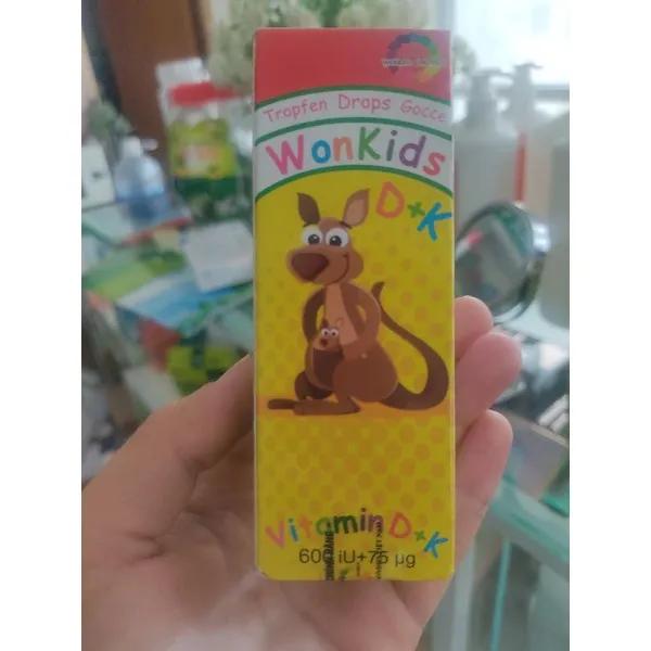 Wonkids Bổ Sung Vitamin D + K Nhỏ Giọt Cho Bé Chai 20ml