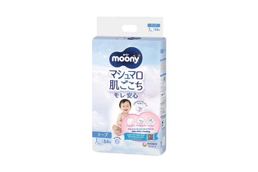 Bỉm tã dán Moony