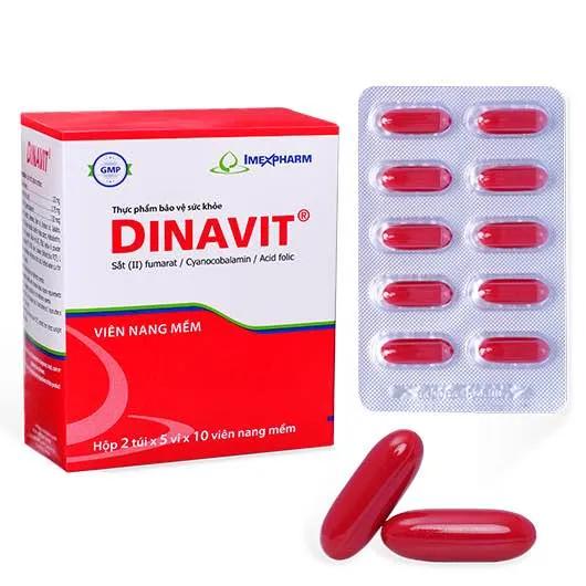 Viên uống bổ máu DINAVIT - 100 viên