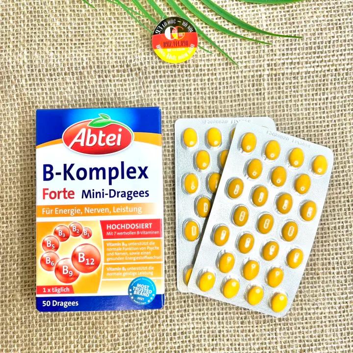 VIÊN BỔ SUNG VITAMIN B TỔNG HỢP - ABTEI B KOMPLEX hộp 50 viên.