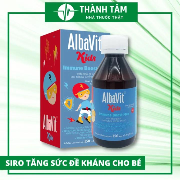 Siro tăng đề kháng cho bé Albavit Kids Immune Boost Max, siro tăng đề kháng Albavit cho bé