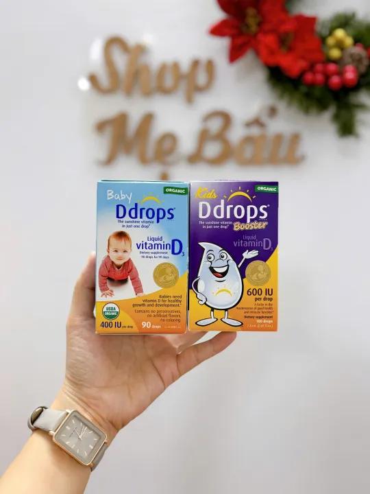 Vitamin D cho bé Baby Ddrops