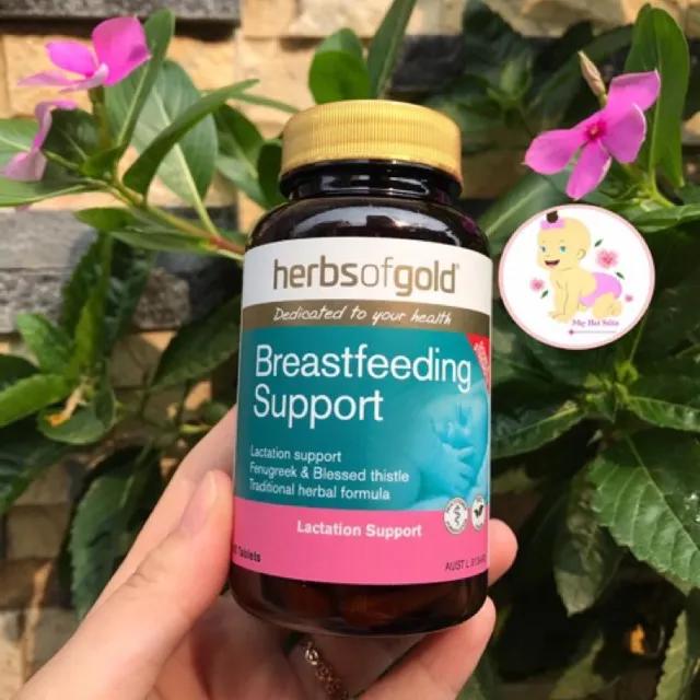 [HCM]Vi�ên uống lợi sữa herbs of gold breast-feeding support úc 60 viên cam kết sản phẩm đúng mô tả chất lượng đảm bảo an toàn đến sức khỏe người sử dụng