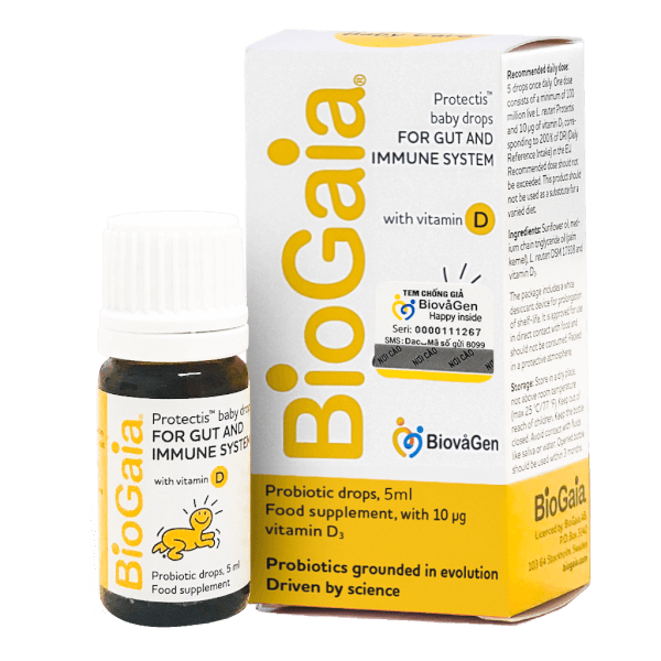 Thực phẩm bảo vệ sức khỏe BioGaia Protectis baby drops with vitamin D3