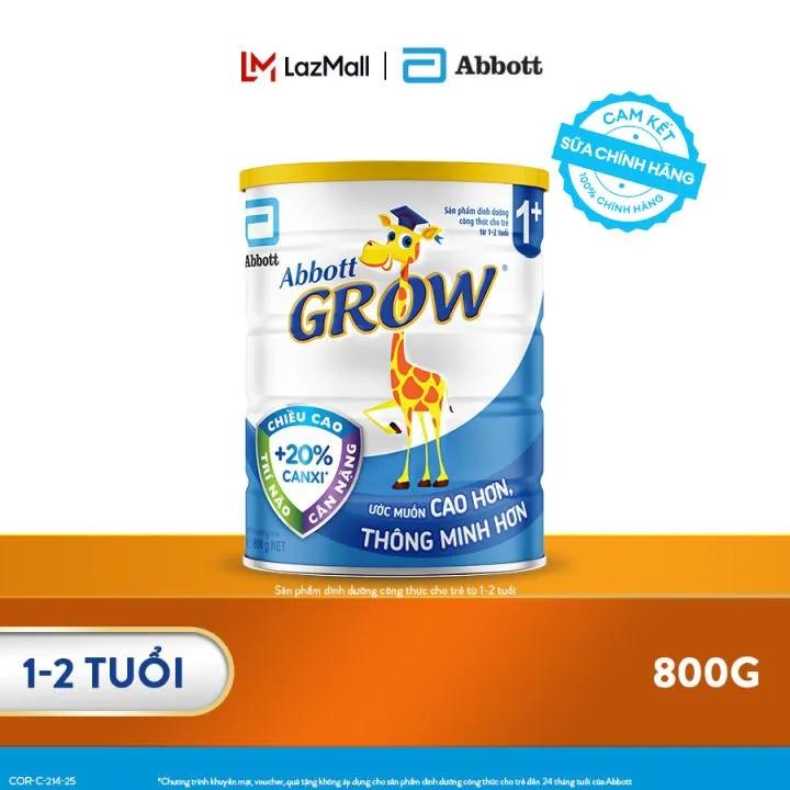 Sữa bột Abbott Grow 1+ 800/850g cho trẻ 12-24 tháng
