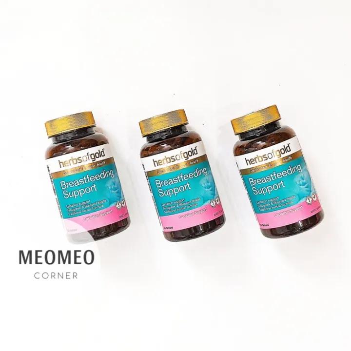 Viên uống lợi sữa Herbs of Gold BreastFeeding / Breast Feeding Úc Herb of gold