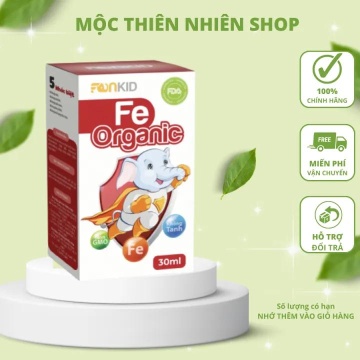 Thực Phẩm Bổ Sung Sắt Hữu Cơ (Fe Organic) - dung tích 30ml